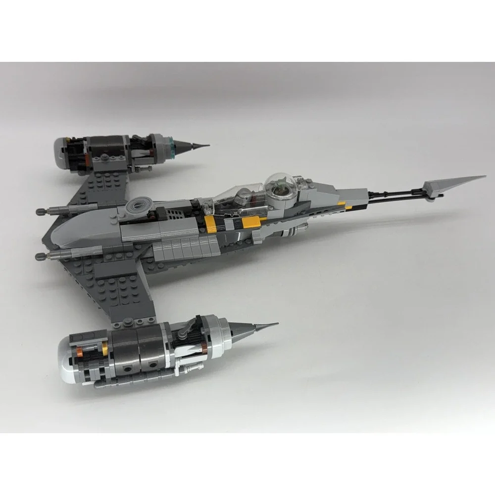 LEGO Star Wars Baby Yoda Starfighter Building Set Gray Plastic Spacecraft Kids